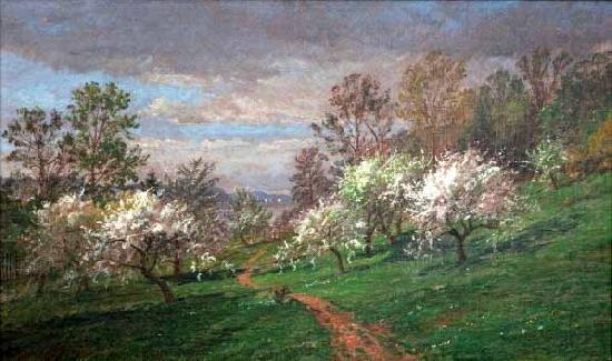 Jasper Francis Cropsey Apple Blossoms china oil painting image